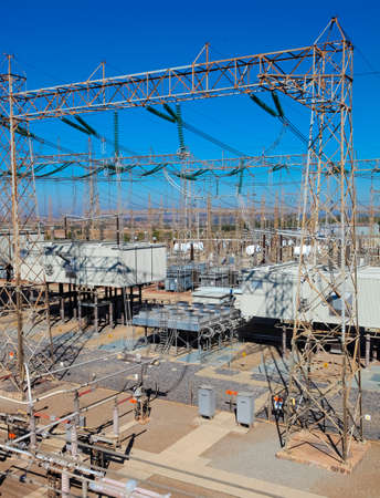 Johannesburg, South Africa - April 11 2012: Electric Power Distribution Plant Facilityのeditorial素材
