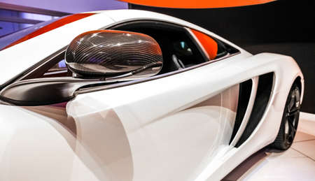 Johannesburg, South Africa - October 06 2011: McLaren MP4-12C on displayのeditorial素材