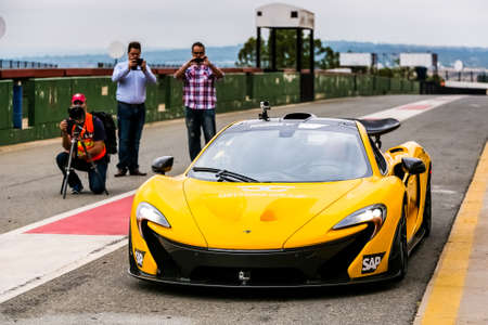 Johannesburg, South Africa - October 11 2014: McLaren Day at Kyalami Race Trackのeditorial素材