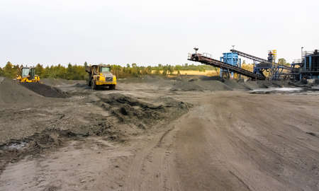Witbank, South Africa - July 25 2011: Coal Mining and processing Plant Equipment