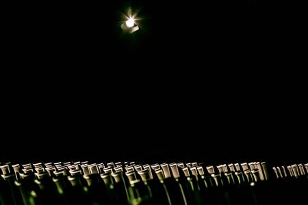 Rows of empty chairs in large Conference hall for Corporate Convention or Lectureの写真素材