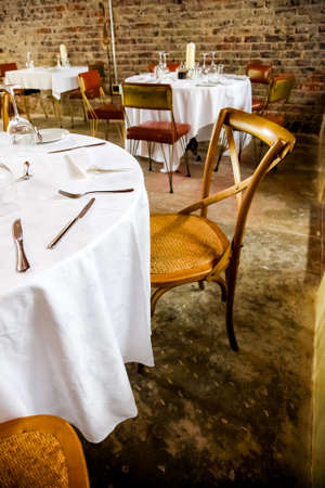 Johannesburg, South Africa - February 21 2011: Interior of Retro Bistro Restaurant in up-market area of Sandtonのeditorial素材