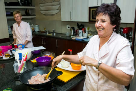 Johannesburg, South Africa - March 16 2013: Nestle Low Salt Cooking Classのeditorial素材