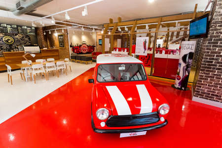 Johannesburg, South Africa - October 03 2013: Inside Interior of a Virgin Mobile  Storeのeditorial素材