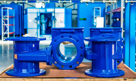 Johannesburg, South Africa - September 7 2016: Industrial Valve Manufacturing and Assembly Factory...