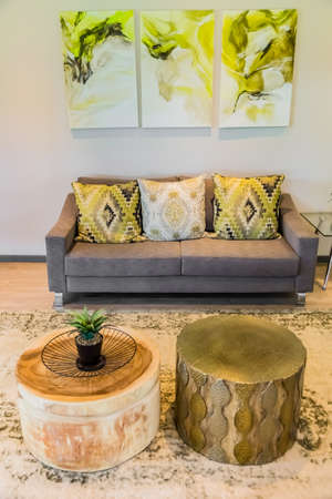 Johannesburg, South Africa - March 1, 2017: Inside interior of corporate office reception areaのeditorial素材