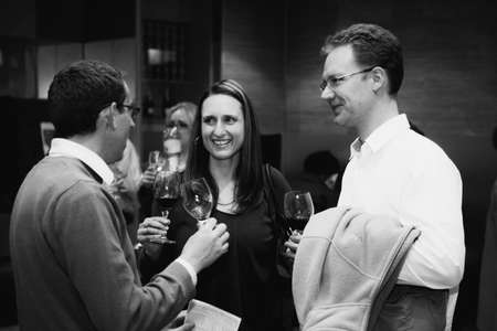 Johannesburg, South Africa - July 21, 2011: Various Caucasian people at wine tasting eventのeditorial素材