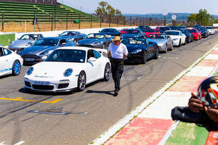 Johannesburg, South Africa - October 05 2013: Aston Martin Owner's Track Day