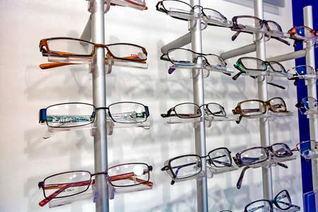 Johannesburg, South Africa - July 05 2011: Inside Interior of an Optometrist in a Mallのeditorial素材