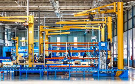 Johannesburg, South Africa - September 7 2016: Industrial Valve Manufacturing and Assembly Factory...