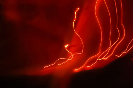 red and yellow light streaks abstract pattern texture for design background