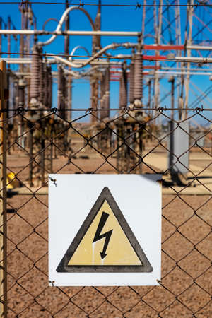 Johannesburg, South Africa - April 11 2012: Electric Power Distribution Plant Facility