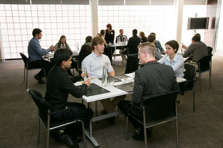 Johannesburg, South Africa - June 10, 2015: College students attending a business workshop