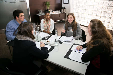 Johannesburg, South Africa - June 10, 2015: College students attending a business workshopのeditorial素材