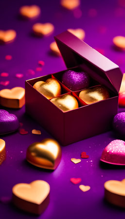 An AI Generative illustration of a Valentines Day concept designの素材