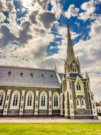 Graaff-Reinet, South Africa - October 25, 2025: Exterior of historic Dutch Reform Churchのeditorial素材