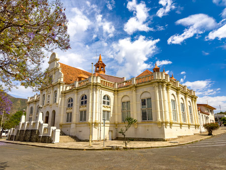 Graaff-Reinet, South Africa - October 25, 2025: Historical government buildings in small colonial era townのeditorial素材