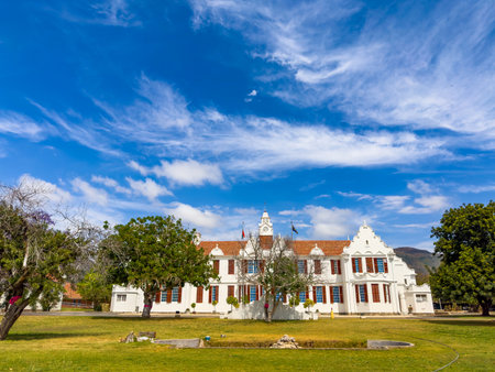 Graaff-Reinet, South Africa - October 25, 2025: Historical government buildings in small colonial era townのeditorial素材