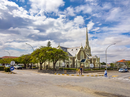 Graaff-Reinet, South Africa - October 25, 2025: Exterior of historic Dutch Reform Churchのeditorial素材
