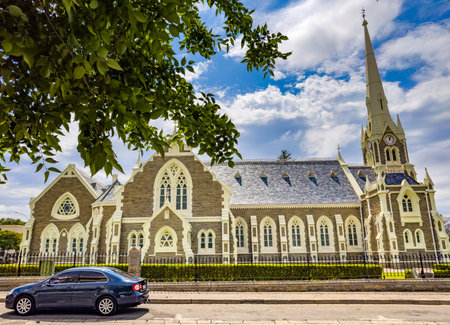Graaff-Reinet, South Africa - October 25, 2025: Exterior of historic Dutch Reform Churchのeditorial素材