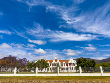 Graaff-Reinet, South Africa - October 25, 2025: Historical government buildings in small colonial era townのeditorial素材