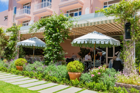 Cape Town, South Africa - November 18, 2025: Exterior of Mount Nelson Hotelのeditorial素材