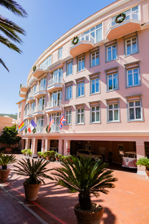 Cape Town, South Africa - November 18, 2025: Exterior of Mount Nelson Hotelのeditorial素材