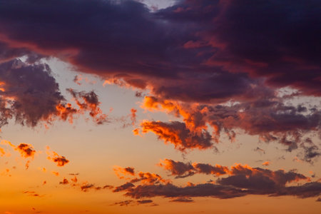 View of sunrise desert landscape