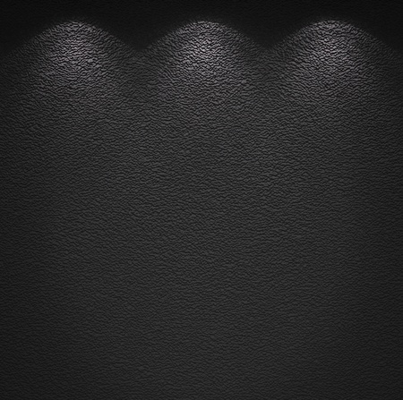 Illuminated texture of the grey wallの写真素材