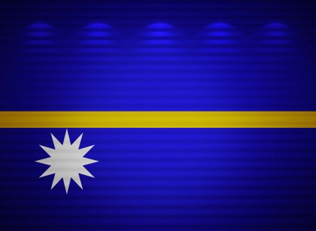 Nauru flag wall, abstract backgroundの写真素材