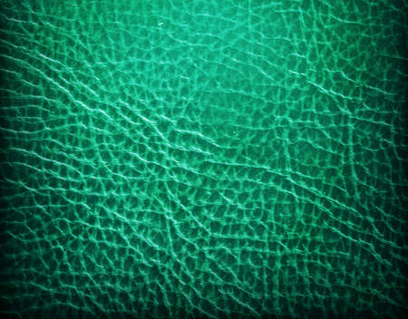 Turquoise leather texture, abstract backgroundの写真素材
