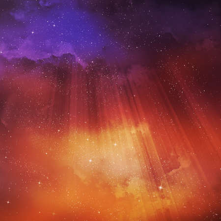 The blue sky with clouds, backgroundの写真素材