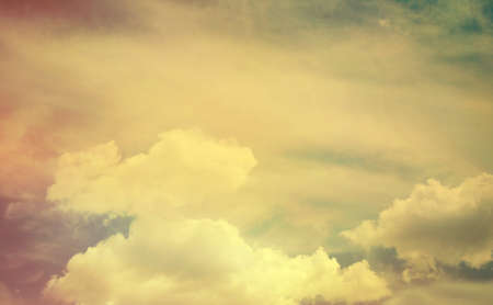 Color sky with clouds, backgroundの写真素材