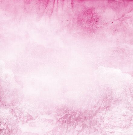 Color romantic sky as background. Watercolorの写真素材