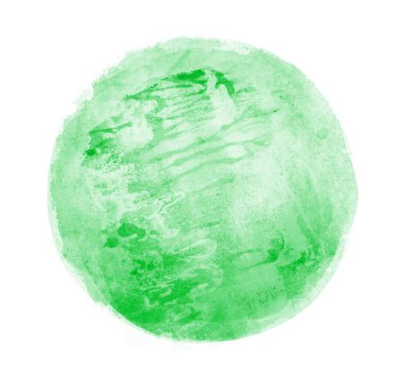 Watercolor circle on white as backgroundの写真素材