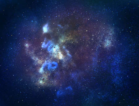 Night sky with stars as background. Universe