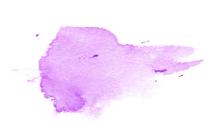 Watercolor splash on white as backgroundの写真素材