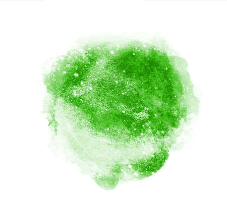 Watercolor circle on white as backgroundの写真素材