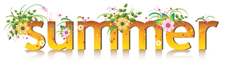 Word Summerのイラスト素材