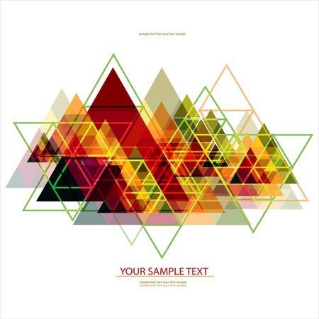 Abstract Geometric Background with place for your textのイラスト素材