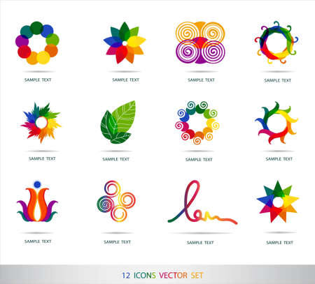 Icons set vectorの写真素材