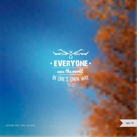 Vector summer background with place for your text. Landscape. Summer Time.のイラスト素材