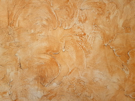 Yellow cement plaster backgrounds  textures. Wall paint texture backgroundの写真素材