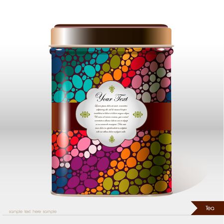 Vector box with flowers, leaves , plants. Vectorのイラスト素材