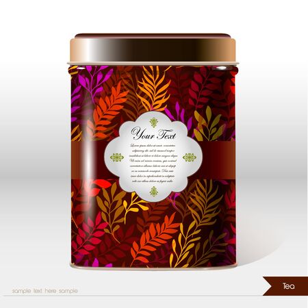 Vector box with flowers, leaves , plants. Vectorのイラスト素材