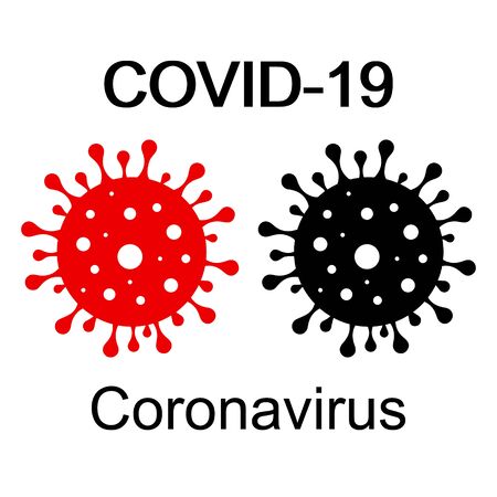 Coronavirus Bacteria Cell Icon. Pandemic conceptのイラスト素材