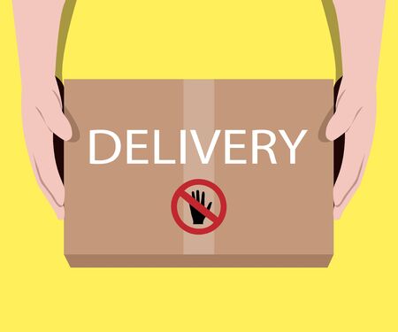 Online Delivery Service concept. Food delivery.のイラスト素材