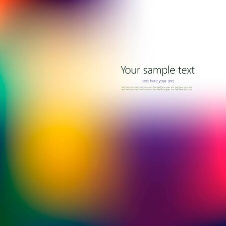 Abstract Creative concept vector multicolored blurred background.のイラスト素材
