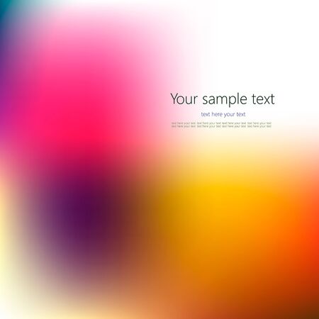Abstract Creative concept vector multicolored blurred background.のイラスト素材