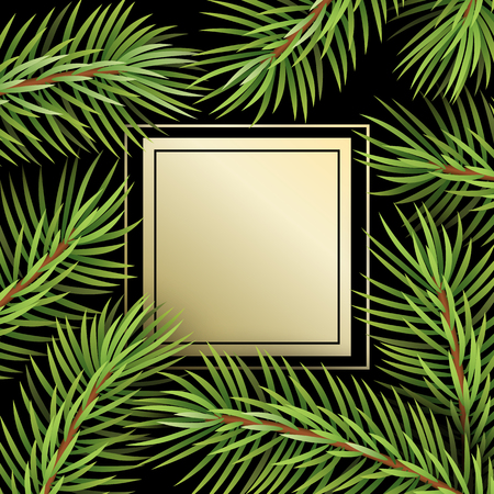 Holiday pattern. Christmas decoration. Christmas tree. Vector Illustration.のイラスト素材